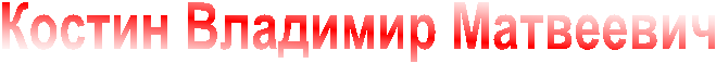 Костин Владимир Матвеевич